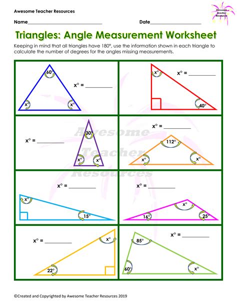 angle measurement of a hexagon|angles of triangles worksheet.